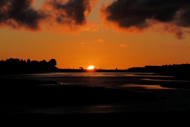 Sunset at Batiquitos Lagoon in La Costa-1 10-5-06