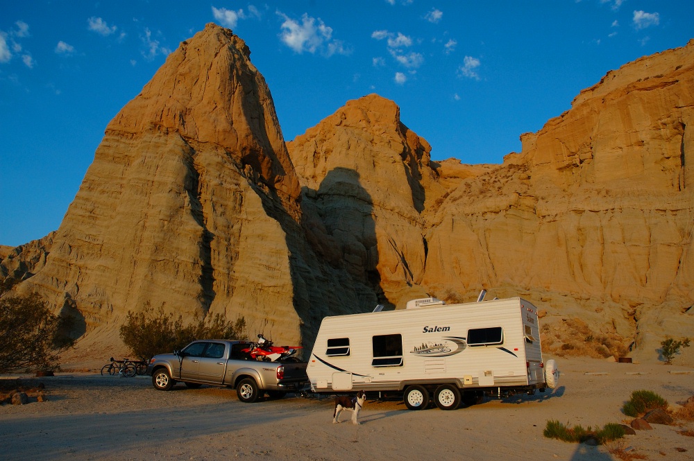 Sunrise at campsite at Red Rock state park 7-30-06