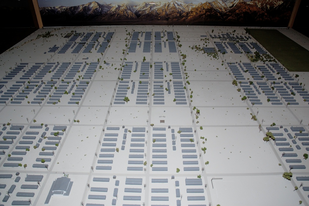 Model layout at Manzanar 7-30-06