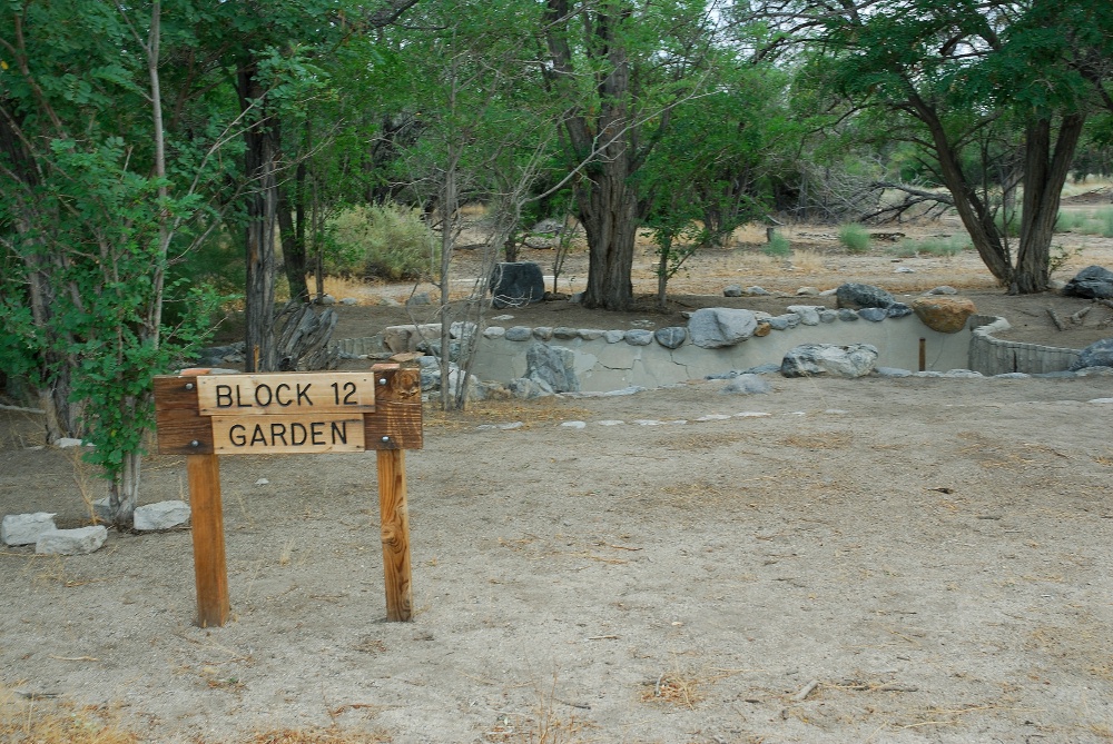 Remains of garden at Manzanar 7-30-06