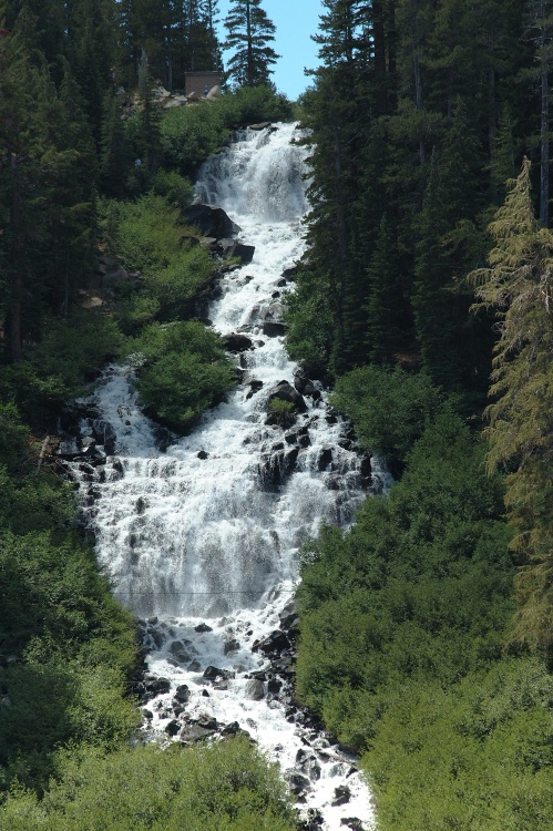 Twin Lakes Falls at Mammoth-5 7-31-06