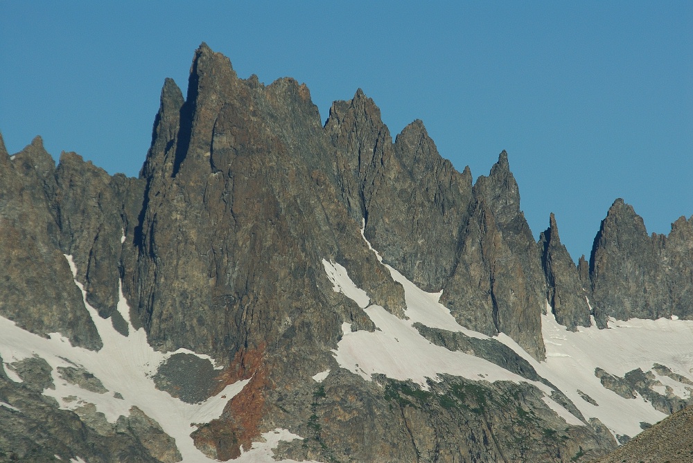 Minarets from Minarets summit at Mammoth-3 8-2-06