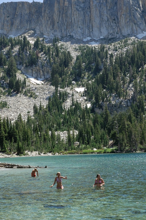 Brett Haley Kelly in MacLeod Lake at Mammoth 8-2-06