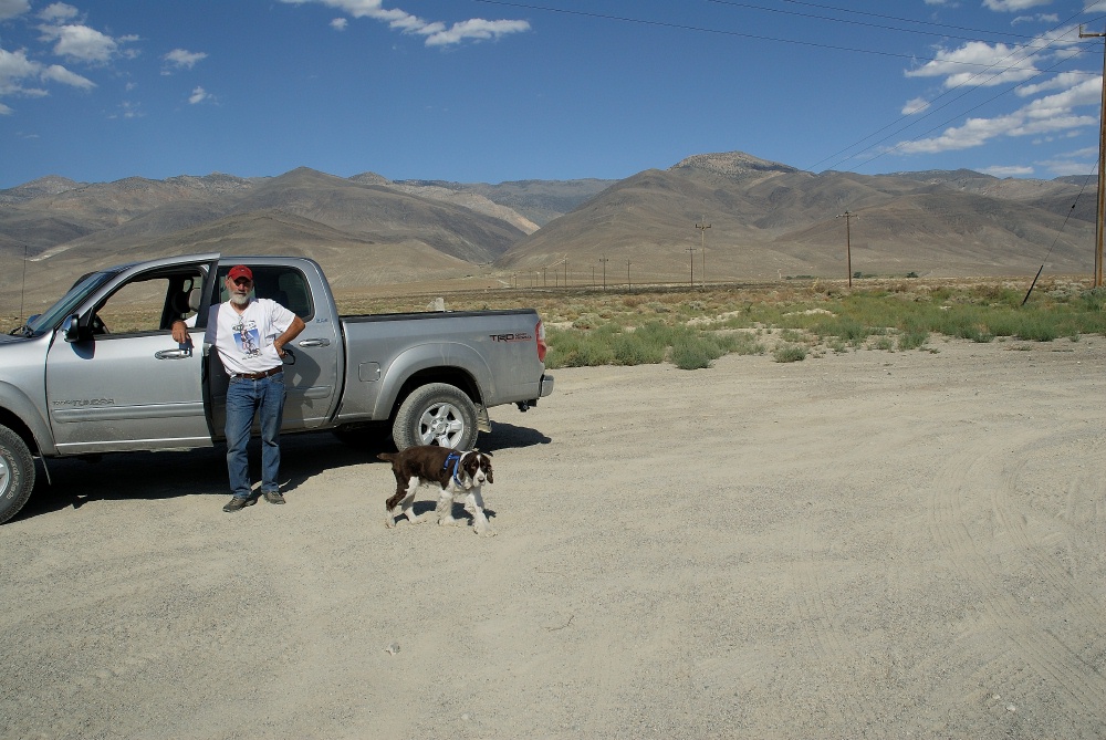 GL Sky at end of jeep road from Bristlecone forest to Bishop 8-3-06