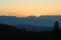 Sunrise from Lake Mame at Mammoth-1 8-4-06