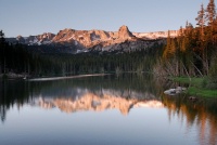 Dawn at Lake Mame at Mammoth-1 8-3-06