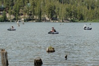 Brett Brian Jeff tube fishing in Lake Mary at Mammoth-2 7-31-06