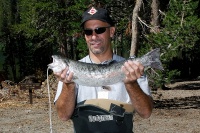 Steve with 6lb trout at Lake Mary at Mammoth-5-2 8-1-06