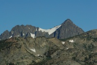 Ritter peak from Minarets summit at Mammoth 8-2-06