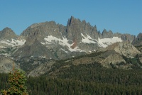 Minarets from Minarets summit at Mammoth-2 8-2-06