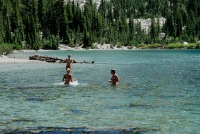 Haley Brett Kelly in MacLeod Lake at Mammoth-2 8-2-06