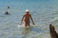 Kelly Danielle Haley in Lake MacLeod at Mammoth 8-2-06