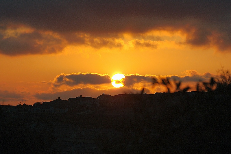 Sun setting in Carlsbad-1 4-24-06