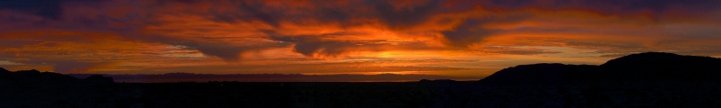 Dawn light at Ocotillo Wells OHV pano1 3-6-07